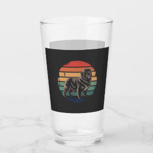 Copo De Pint Presentes Retro Newfoundland Vintage Amante de Cãe