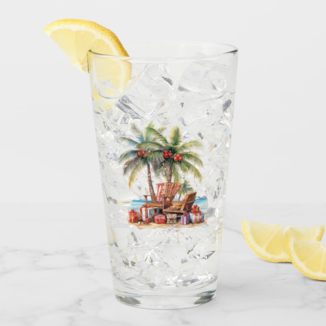 Copo De Pint Presentes sob a palmeira (Gelo frontal)