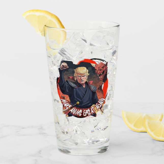 Copo De Pint Presidente Trump Torna Excelente De Anime Novament (Gelo frontal)