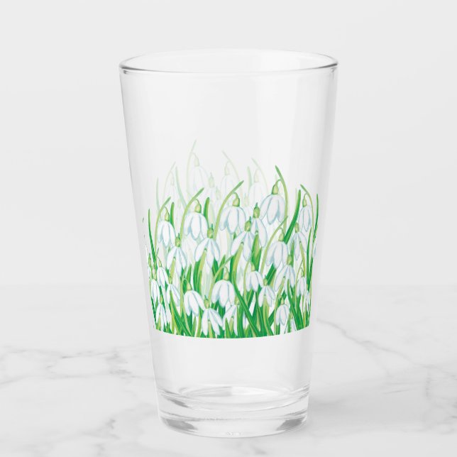 Copo De Pint Primavera Snowdrops (Frente)