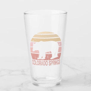 Copo De Pint Primaveras do Colorado Retro Bear