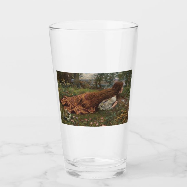 Copo De Pint Princesa fora da escola (por E.R. Hughes) (Frente)