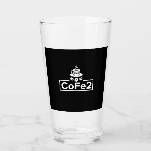 Copo De Pint Professor de Química Café Lover (Frente)