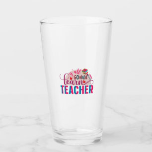 Copo De Pint Professora Art Yall vai aprender professor