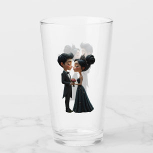 Copo De Pint Promessas ao Luar – Um Cute Momento de Casamento G