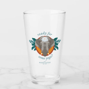 Copo De Pint Prontos para um pouco de ioga? - O Lotus Branco