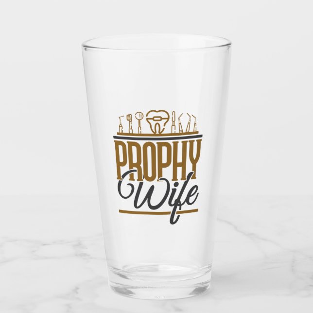 Copo De Pint Prophy Wife Dental Hygienist Higiene RDH (Frente)