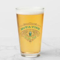 Pub Beer Glass, personalizado irlandês