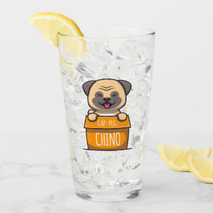 Copo De Pint Pug in a Cup - Boné-Pug-Chino