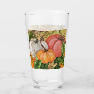 Copo De Pint Pumpkins - Arte Por Aquarela