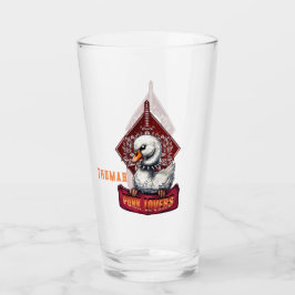 Copo De Pint Punk Swan: O rebelde preso.