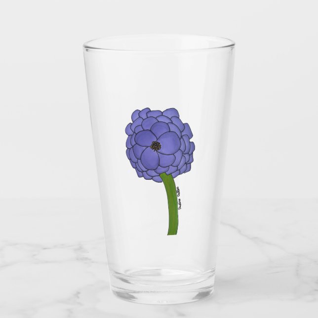 Copo De Pint Purple Flower (Frente)