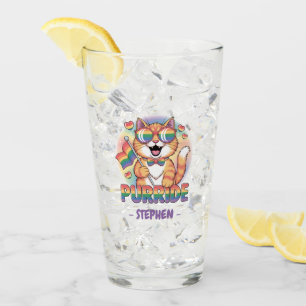 Copo De Pint Purride - Laranja Cat com Sinalizador Orgulho LGBT