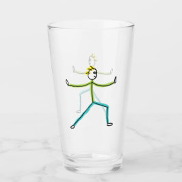 Copo De Pint Qigong Stickman