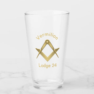 Copo De Pint Quadrado e Compass