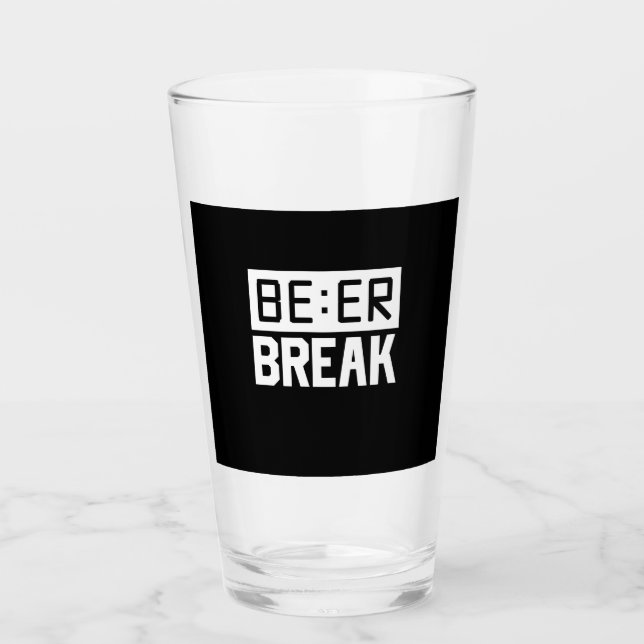 Copo De Pint Quebra de Tempo da Cerveja (Frente)