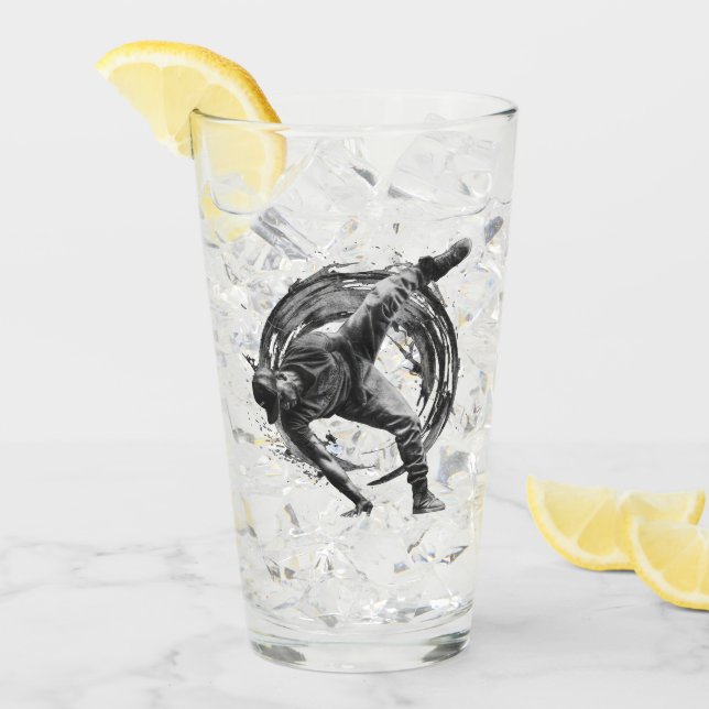 Copo De Pint Quebrar Estilo Urbano Movimento Monocromático (Gelo frontal)