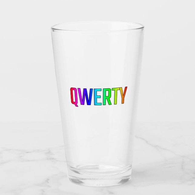COPO DE PINT QWERTY (Frente)