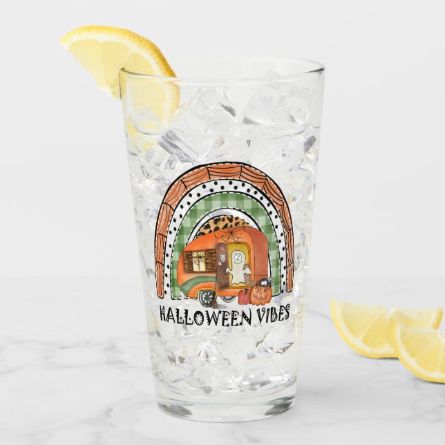 Copo De Pint Rainbow Halloween Vibes Camper/ Trailer (Gelo frontal)
