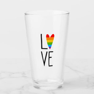 Copo De Pint Rainbow Love