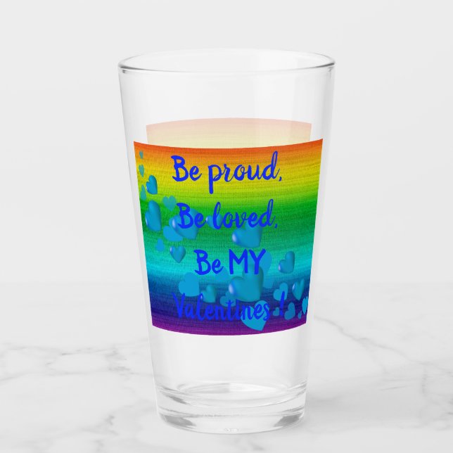 Copo De Pint Rainbow Love Man (Frente)