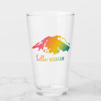 Copo De Pint Rainbow Mt Rainier Glass