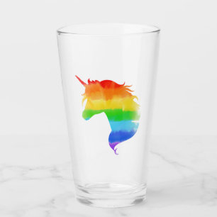 Copo De Pint Rainbow Unicórnio