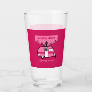 Copo De Pint Rainha da Campanha - Engraçado Acampamento RV Cara