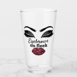 Copo De Pint Raparigas com Lábios de Beijo Vermelho Bridal Pers