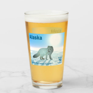 Copo De Pint Raposa Árctica - Pocena do Alasca