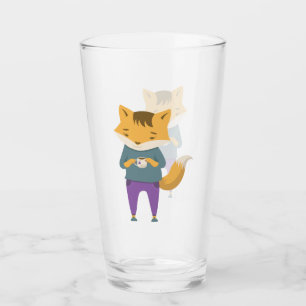 Copo De Pint Raposa-branca com xícara de chá