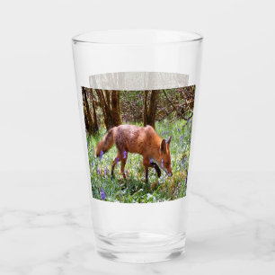 Copo De Pint Raposa Fofa da Floresta Entre Sininhos da Primaver