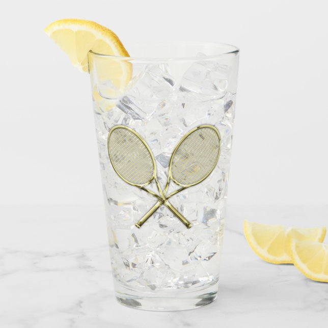 Copo De Pint Raquetes de tênis (Gelo frontal)
