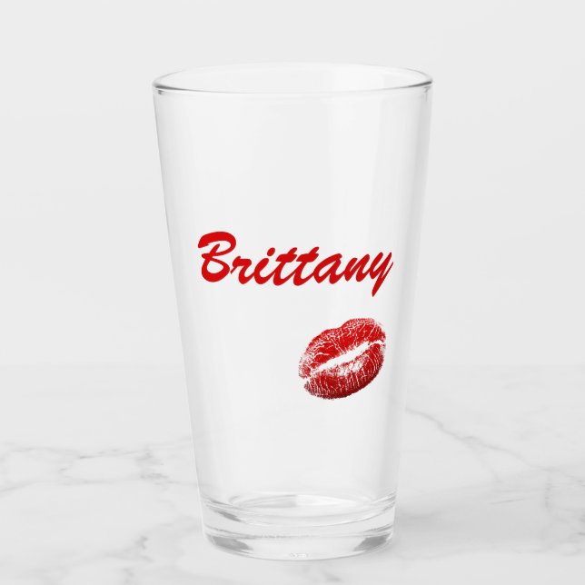 Copo De Pint Red Kisses (Frente)