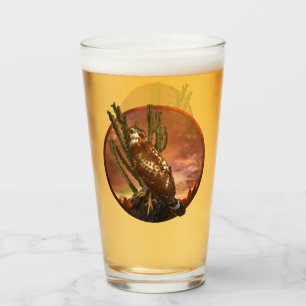 Copo De Pint Red Shoulked Hawk ÚLTIMA LUZ DESERTA