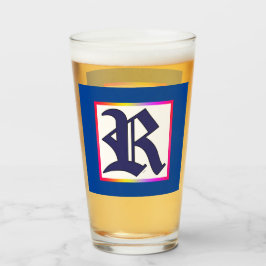 Copo De Pint REGAL MONOGRAM INICIAL R Beer