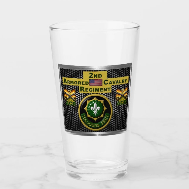 Copo De Pint Regimento de Cavalaria segundo "Sempre Pronto" (Frente)