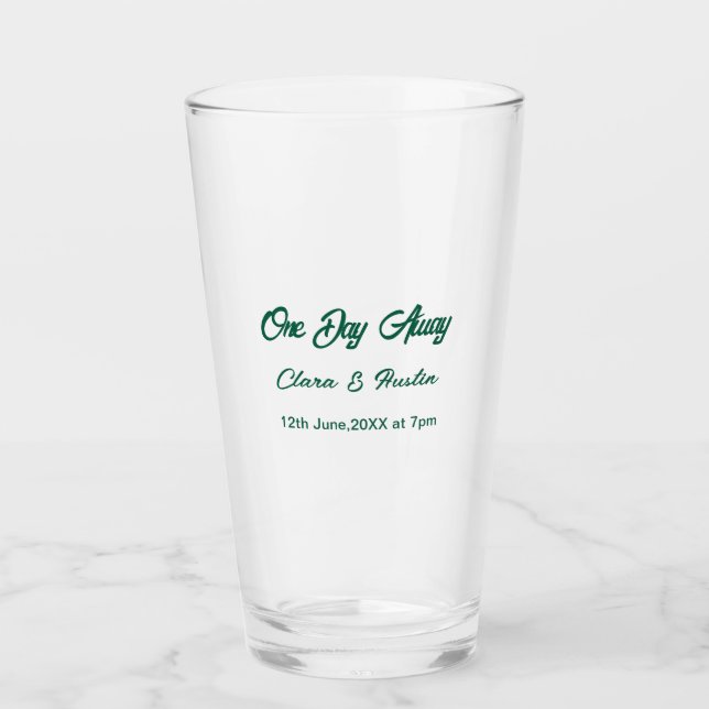 Copo De Pint Rehearsal dinner One day away night before name da (Frente)