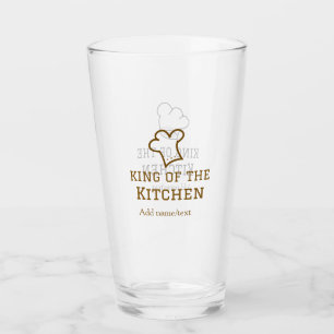 Copo De Pint Rei da cozinha marrom chef cozinhando chapéu marro
