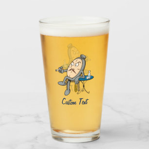 Copo De Pint Relaxando Relógio
