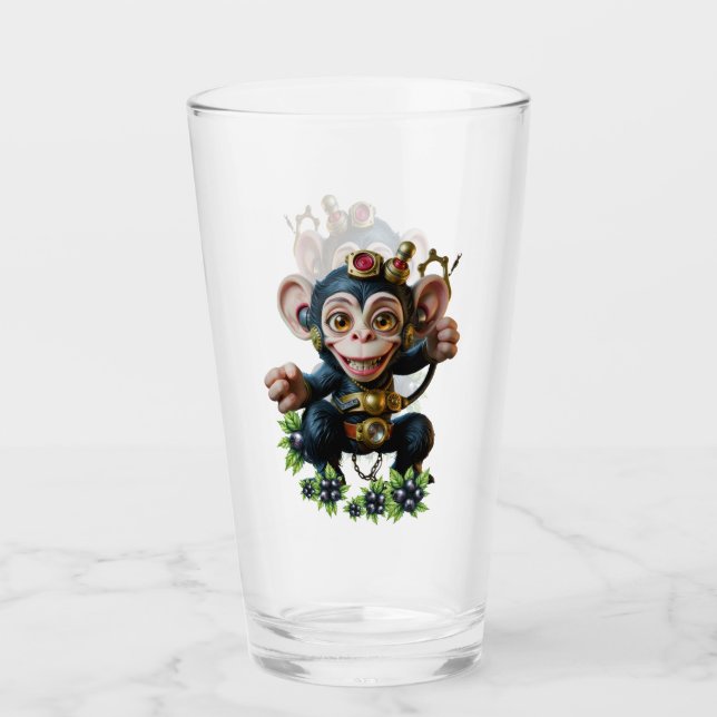Copo De Pint Relógio Guardião da Caverna – O Macaco Sussurrante (Frente)