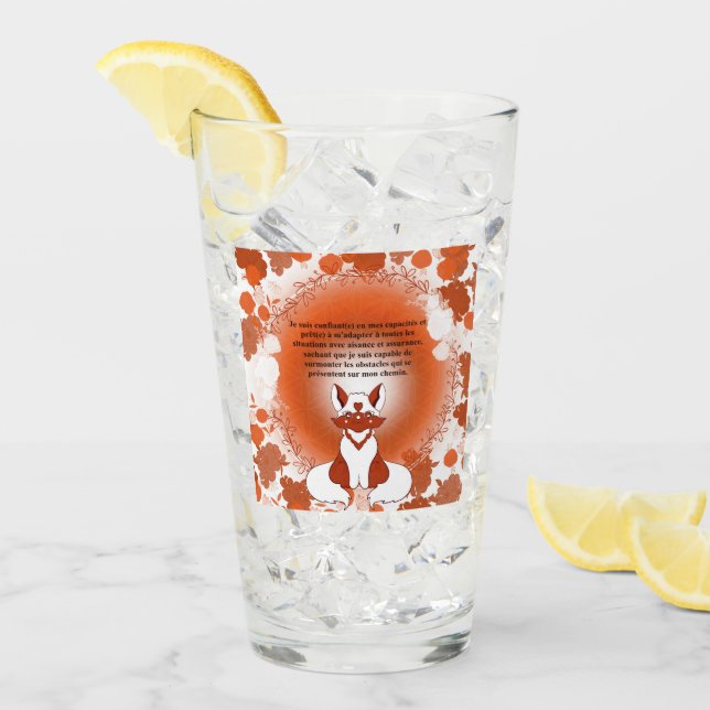 Copo De Pint renard fleur de vie (Gelo frontal)