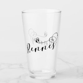 Copo De Pint Rennes Flag in Heart, Roazhon Brittany