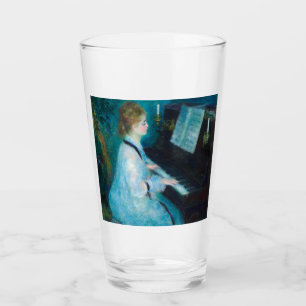 Copo De Pint Renoir Mulher na Pintura Piano de Belas Artes