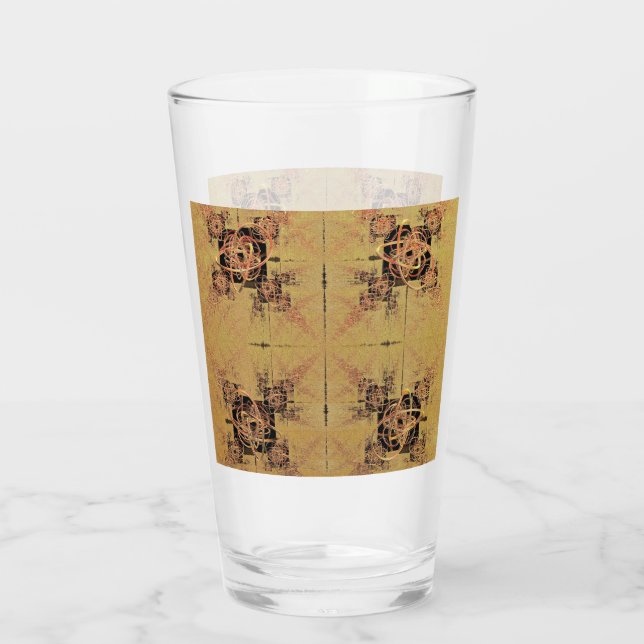 Copo De Pint Retângulo de ouro (Verso)