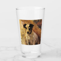 Retrato de um cão Jack Russell (Arte Animal)