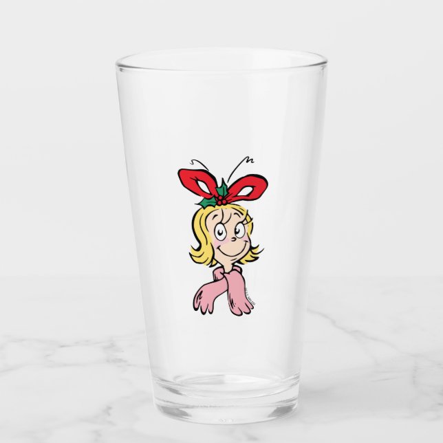 Copo De Pint Retrato Doce Cindy Lou Quem (Frente)