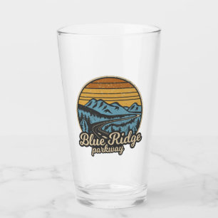 Copo De Pint Retrô do corredor azul