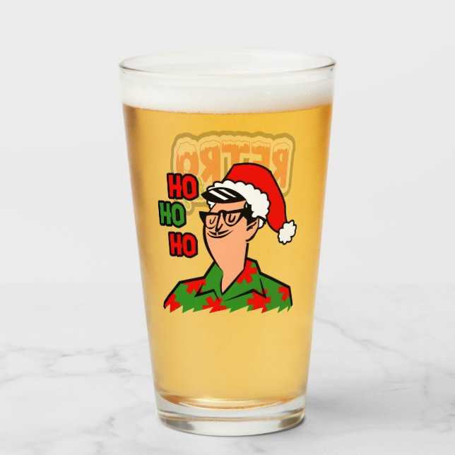 Copo De Pint Retro Myrtle Beach Cara Natal (Traseira (Preenchido))