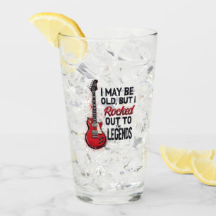 Copo De Pint Retro Rock Guitar Classic Music Nostalgia Design